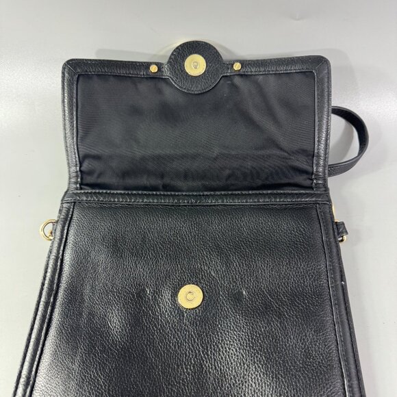 Tory Burch Black Leather Slim Shoulder/Crossbody Bag - Picture 12 of 15